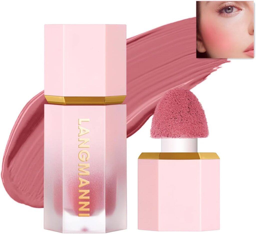 Blush líquido Langman | Beauty Searcher, à venda na Amazon (link de afiliado), na categoria de maquilhagem