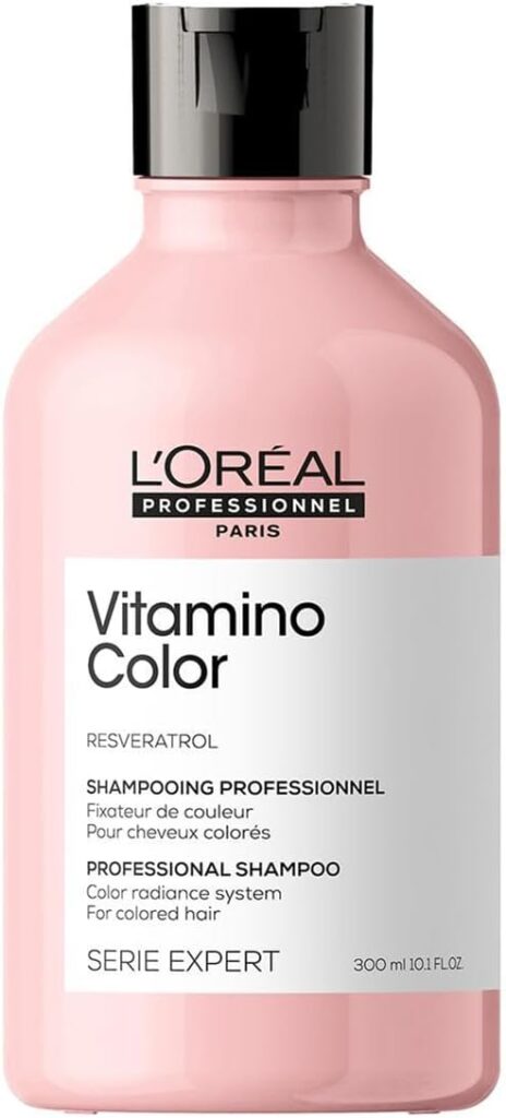 L'Oréal Professionnel Vitamino Color | Champô protetor de cor, com resveratrol, para cabelo pintado na Amazon (link de afiliado)