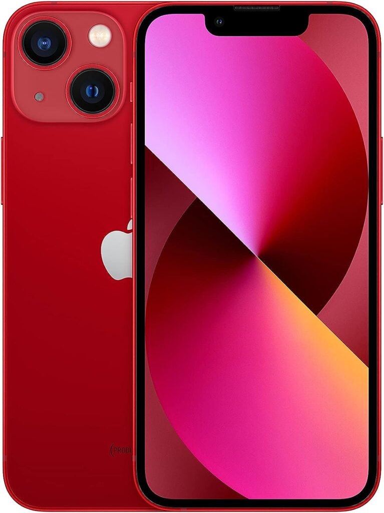 iPhone 13 Mini, 128 GB, vermelho (recondicionado) na Amazon (link de afiliado)